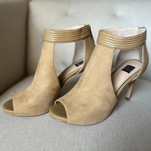 WHBM Suede High-Heel Booties